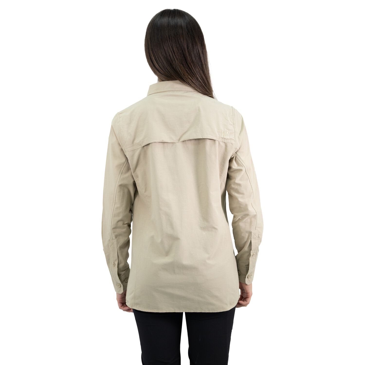 Camisa Hw Duck Dry Mujer Beige image number 3.0