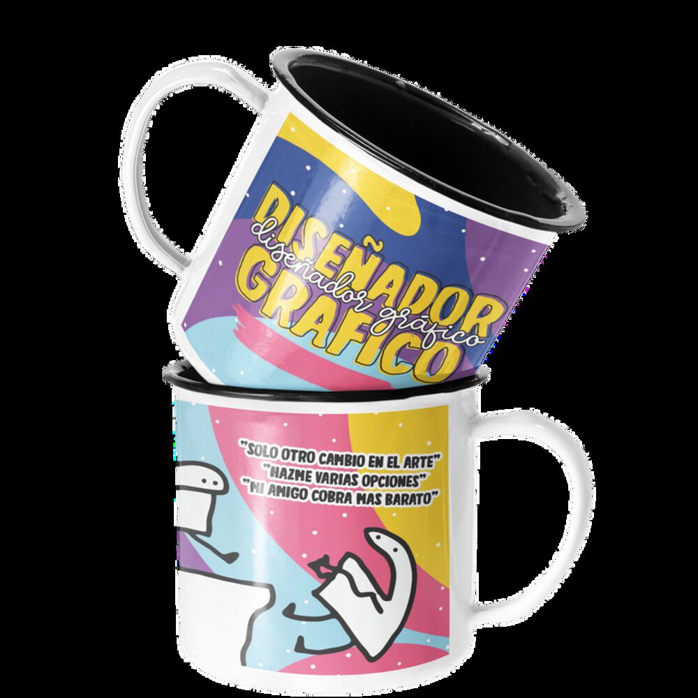Taza Enlozada Lechera Diseño Gráfico Regalo Profesion image number 0.0