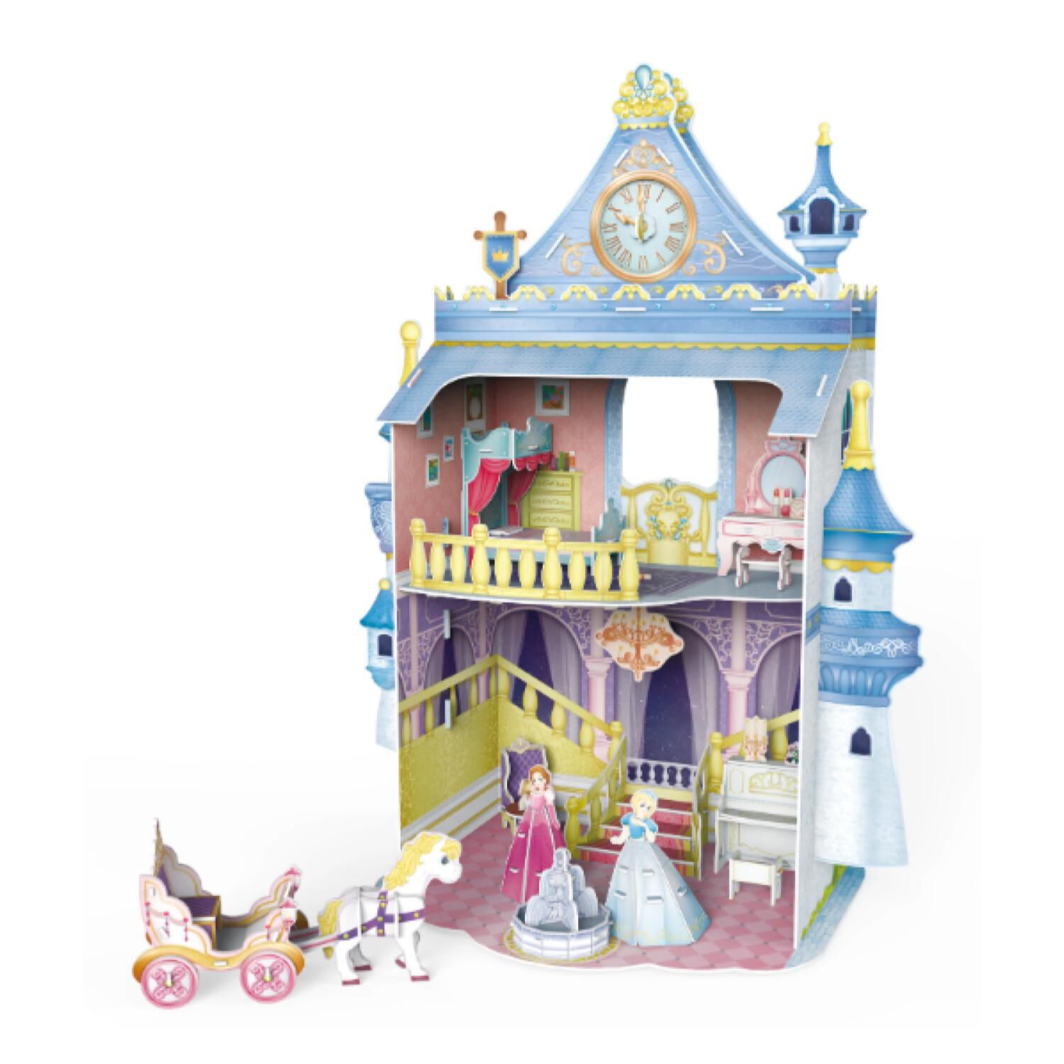 Juguete Castillo Armable Cuento De Hadas 3d Con Accesorios image number 0.0