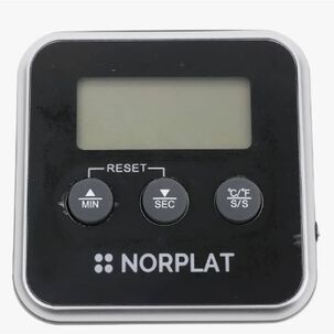 Term&oacute;metro Y Timer Para Carne Y Asado Parrilla Horno