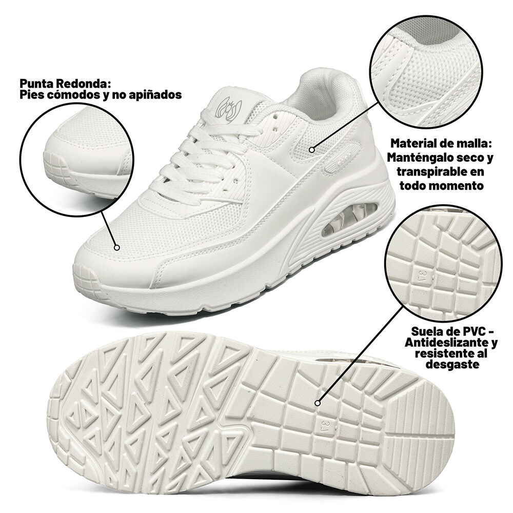 Zapatilla Urbana Casual Mujer Deportiva Clasico Weide Tfa302 image number 7.0