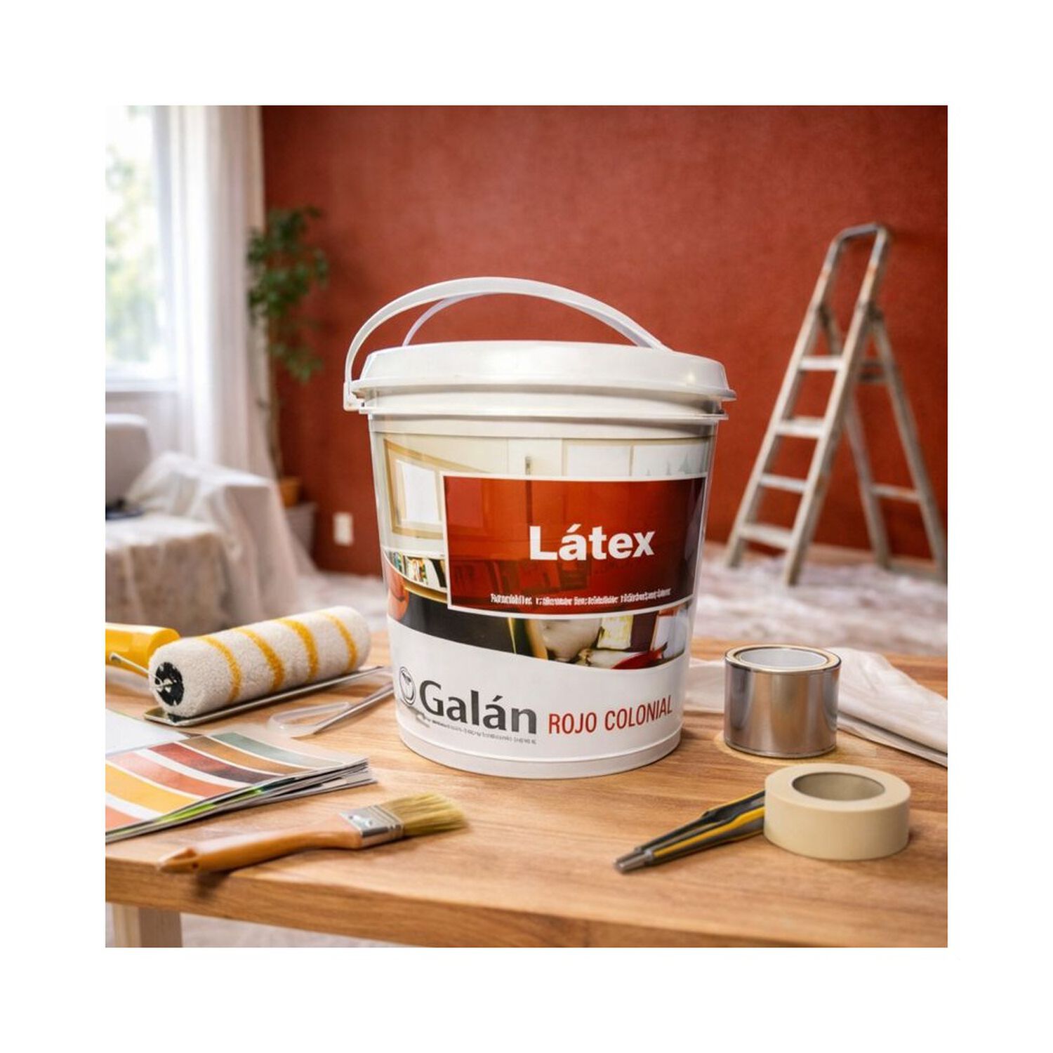 Pintura Latex Galan Rojo Colonial Semib Antihongos image number 1.0