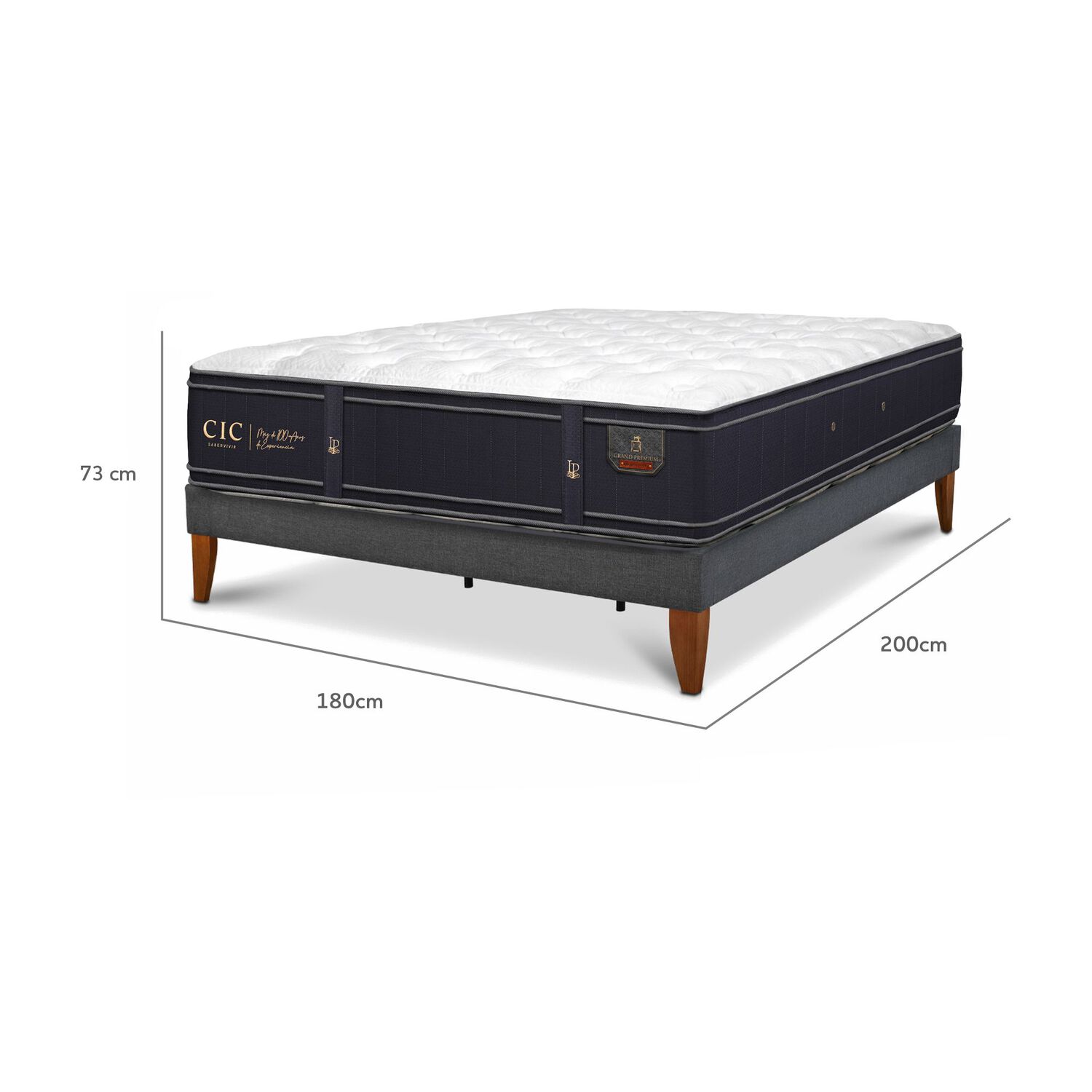 Cama Europea Cic Grand Premium / King / Base Normal image number 2.0
