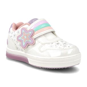 Zapatilla Ni&ntilde;a Bubblegummers Neon Plateado/blanco