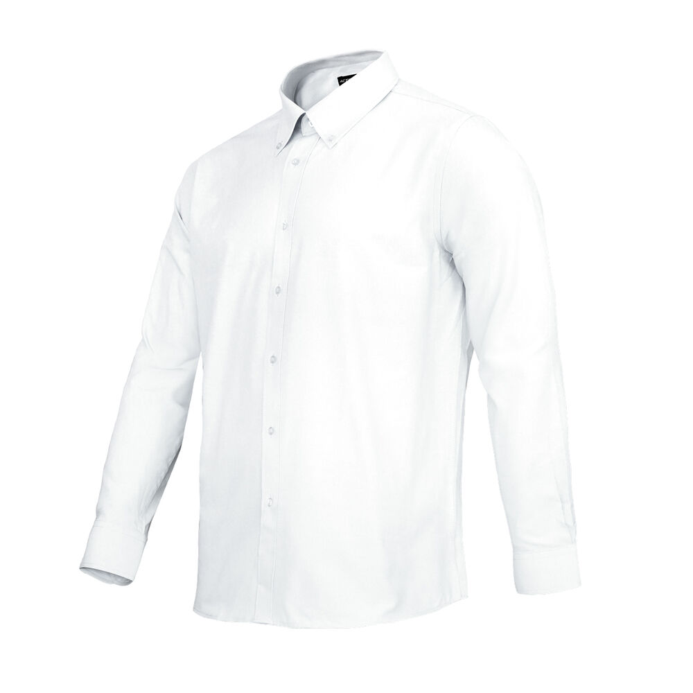 Camisa Oxford Manga Larga Blanca Upf 20 image number 0.0