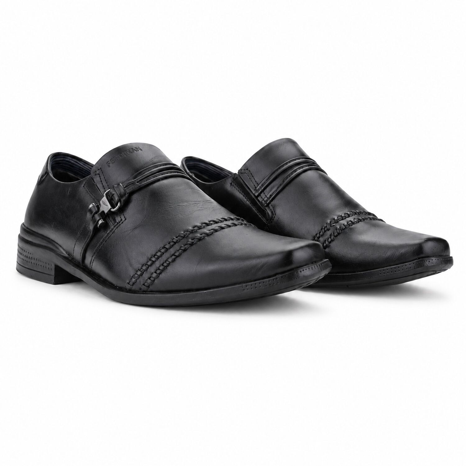 Zapato Ferracini Hombre 4349 Frankfurt Negro Matte Casual image number 2.0