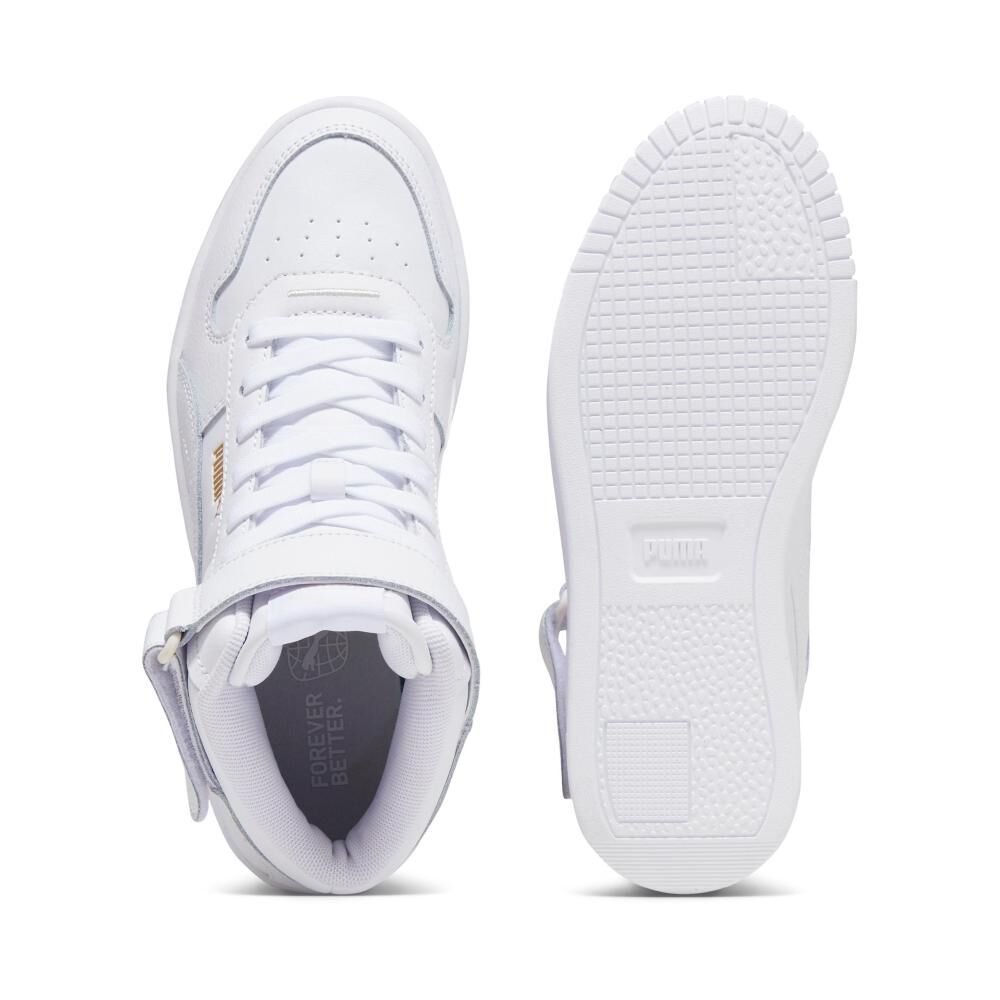 Zapatilla Urbana Mujer Puma Carina Street Mid Blanco image number 6.0