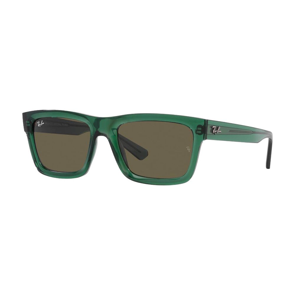 Lentes De Sol Warren Transparent Green Bio-based Sustentable Ray-ban image number 1.0