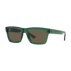 Lentes De Sol Warren Transparent Green Bio-based Sustentable Ray-ban