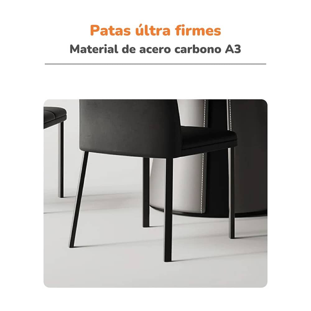 Pack 2 Sillas De Comedor Gris Seek By Lubabycas image number 4.0