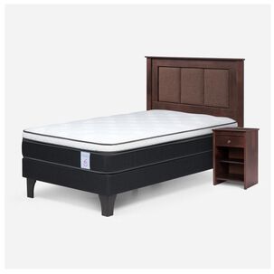 Cama Europea Rosen New Style 6 / 1.5 Plazas / Base Normal
