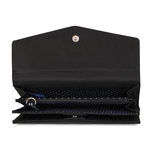 Billetera De Mujer Ania Negra Nautica