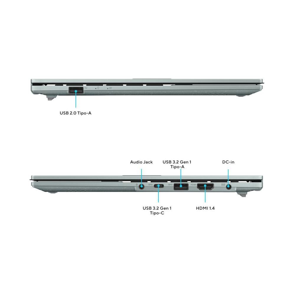 Notebook 14" Asus Vivobook Go 14 / Intel Core I3 / 8 GB RAM / 128 GB image number 3.0