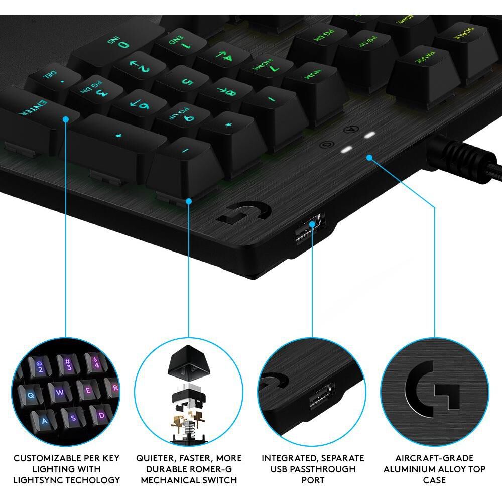 Teclado Gamer Logitech G513 image number 2.0