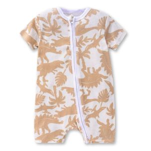 Enterito Corto 100% Algod&oacute;n Beb&eacute; Ni&ntilde;o 6 A 24 Meses Dinosaur Print