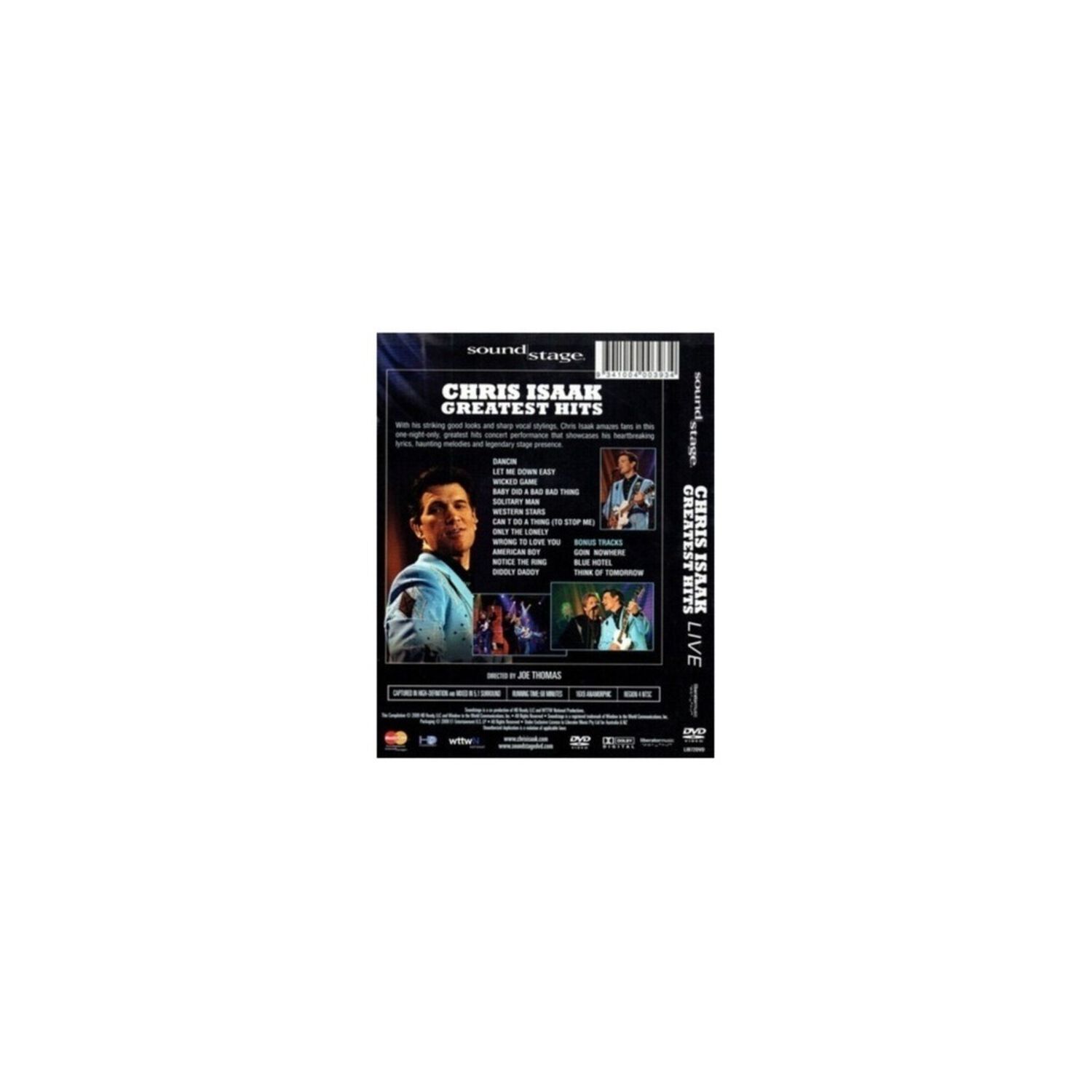 Chris Isaak - Greatest Hits Live | Dvd image number 1.0