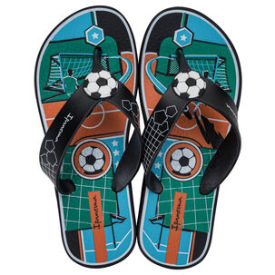 Sandalia Infantil Negro/verde Sporty Ipanema