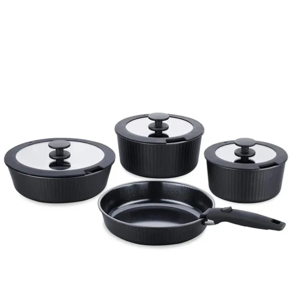 Bateria Nova Pratika 7pcs Negra image number 1.0