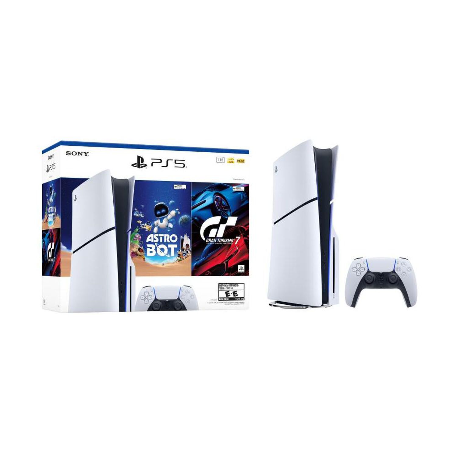 Consola PS5 Edici&oacute;n Disco 1 TB + Juego Astro Bot + Juego Gran Turismo 7 image number 1.0
