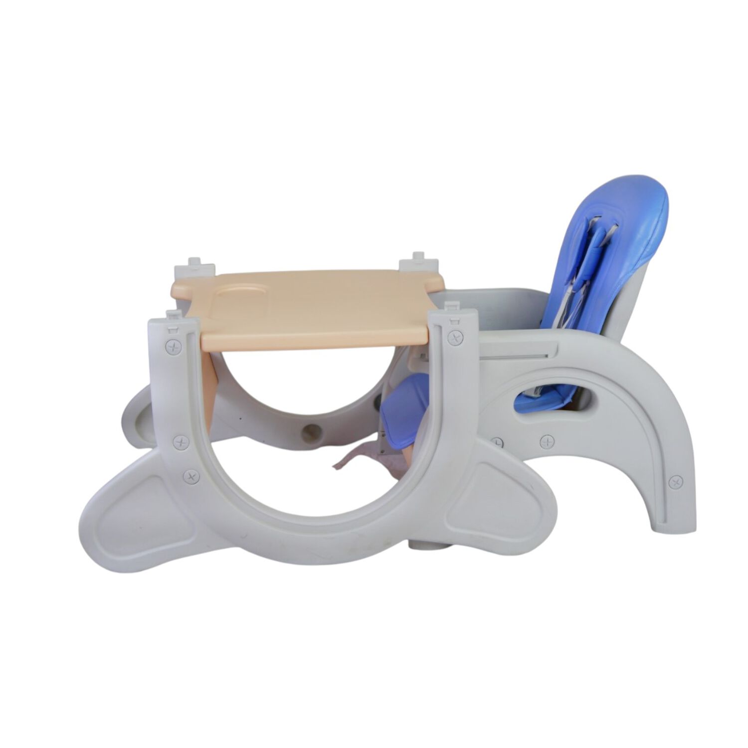 Silla De Comer Para Bebe 2 En 1 (silla + Mesa) Celeste image number 4.0
