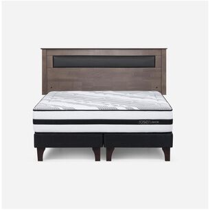 Cama Europea Rosen Driven / 2 Plazas / Base Dividida + Respaldo
