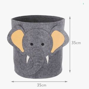 Cesto De Ropa Juguetes Infantil Animales Material Resistente