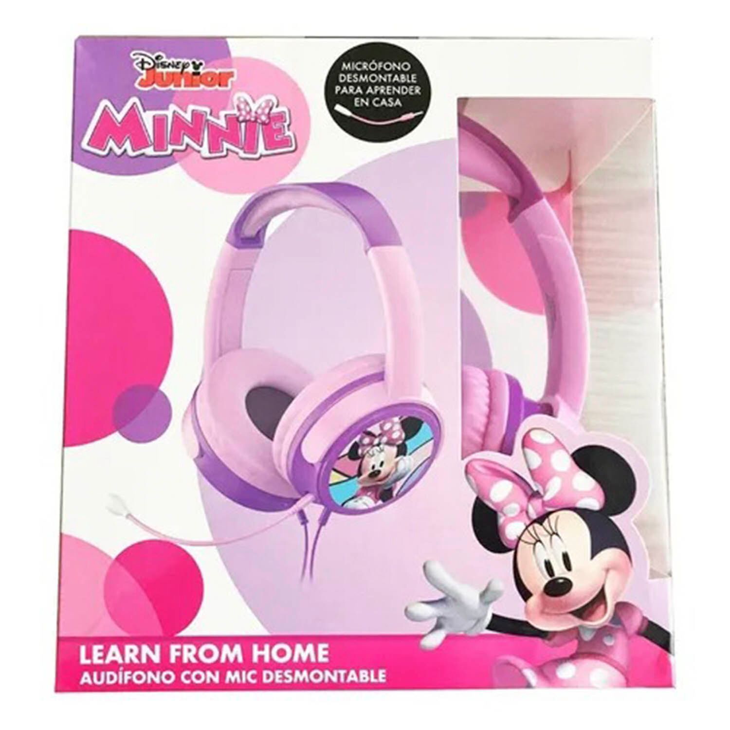 Aud&iacute;fonos Disney Minnie Kids De Ni&ntilde;as Micr&oacute;fono Desmontable image number 6.0