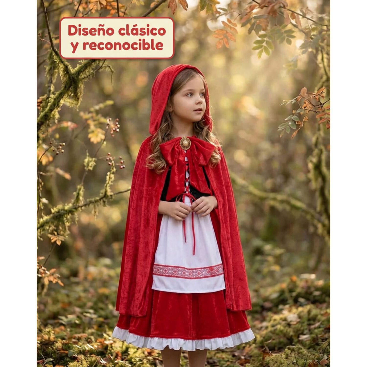 Disfraz Infantil Caperucita Roja Completo image number 4.0