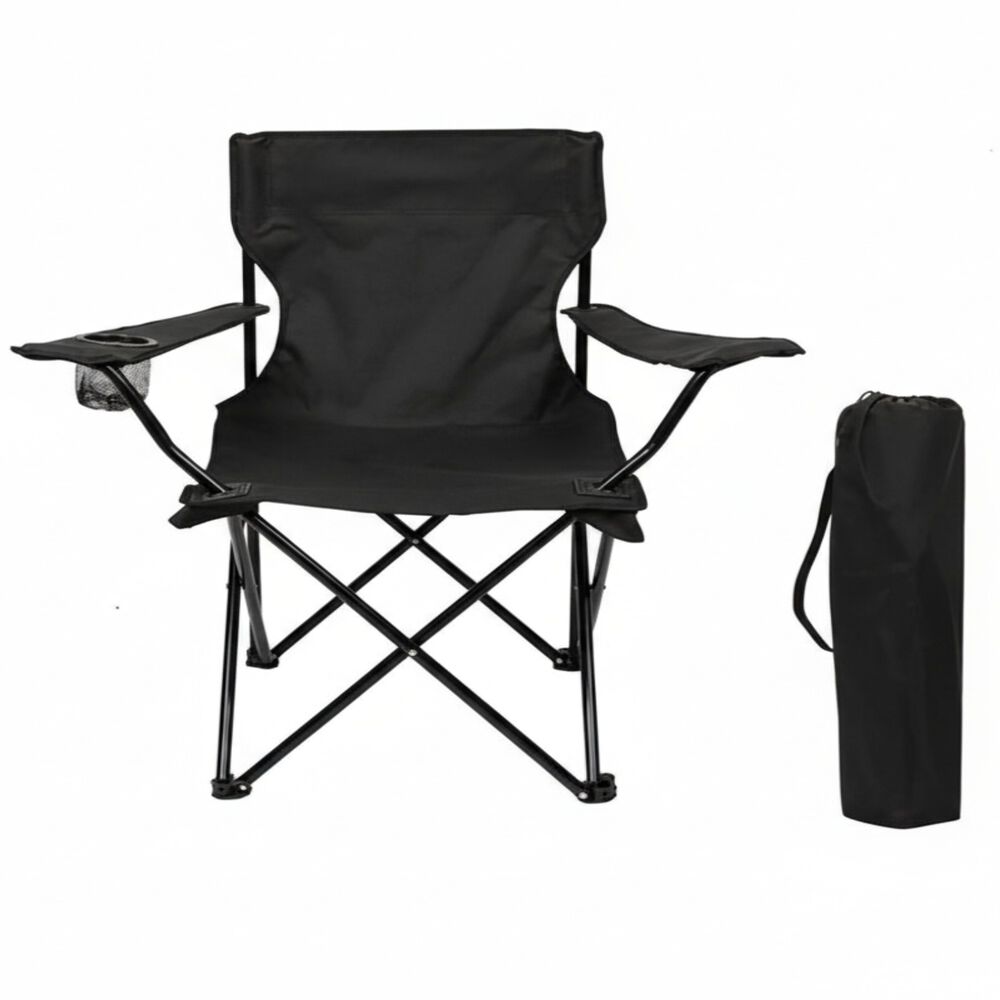 Silla Plegable De Playa Camping Pesca Picnic Con Porta Vaso image number 31.0