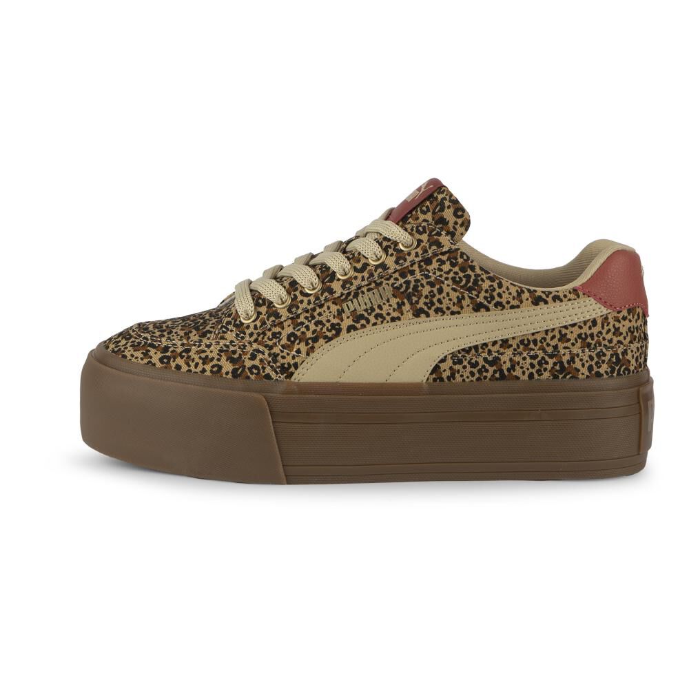 Zapato Casual Mujer Puma Court Classic Café image number 0.0