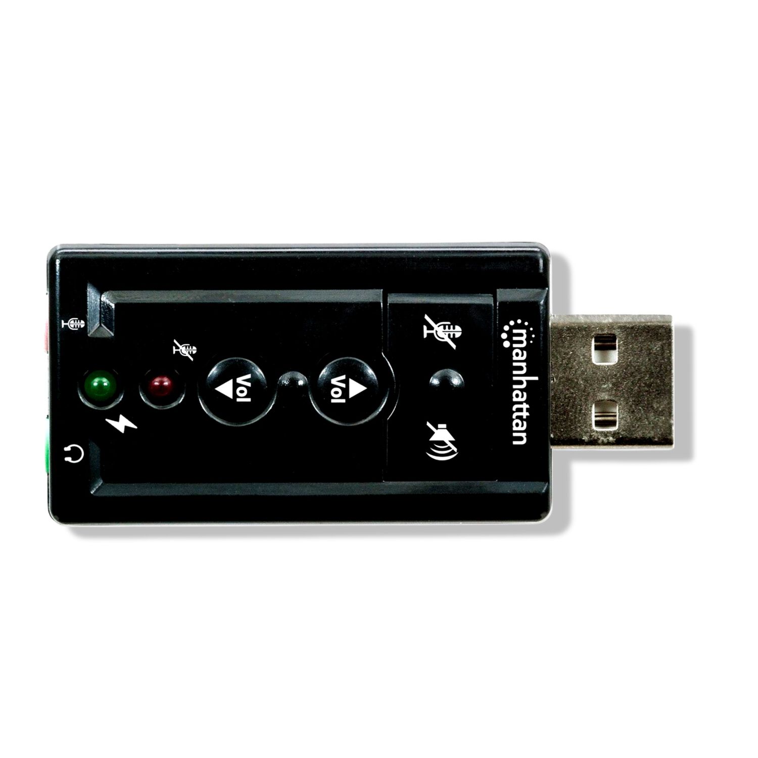 Tarjeta De Sonido Usb Con Audio 7.1 Hd Manhattan 152341 image number 2.0