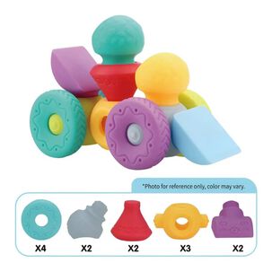 Juguete Bloques De Construcci&oacute;n Did&aacute;ctico Suave Bebe 13pcs