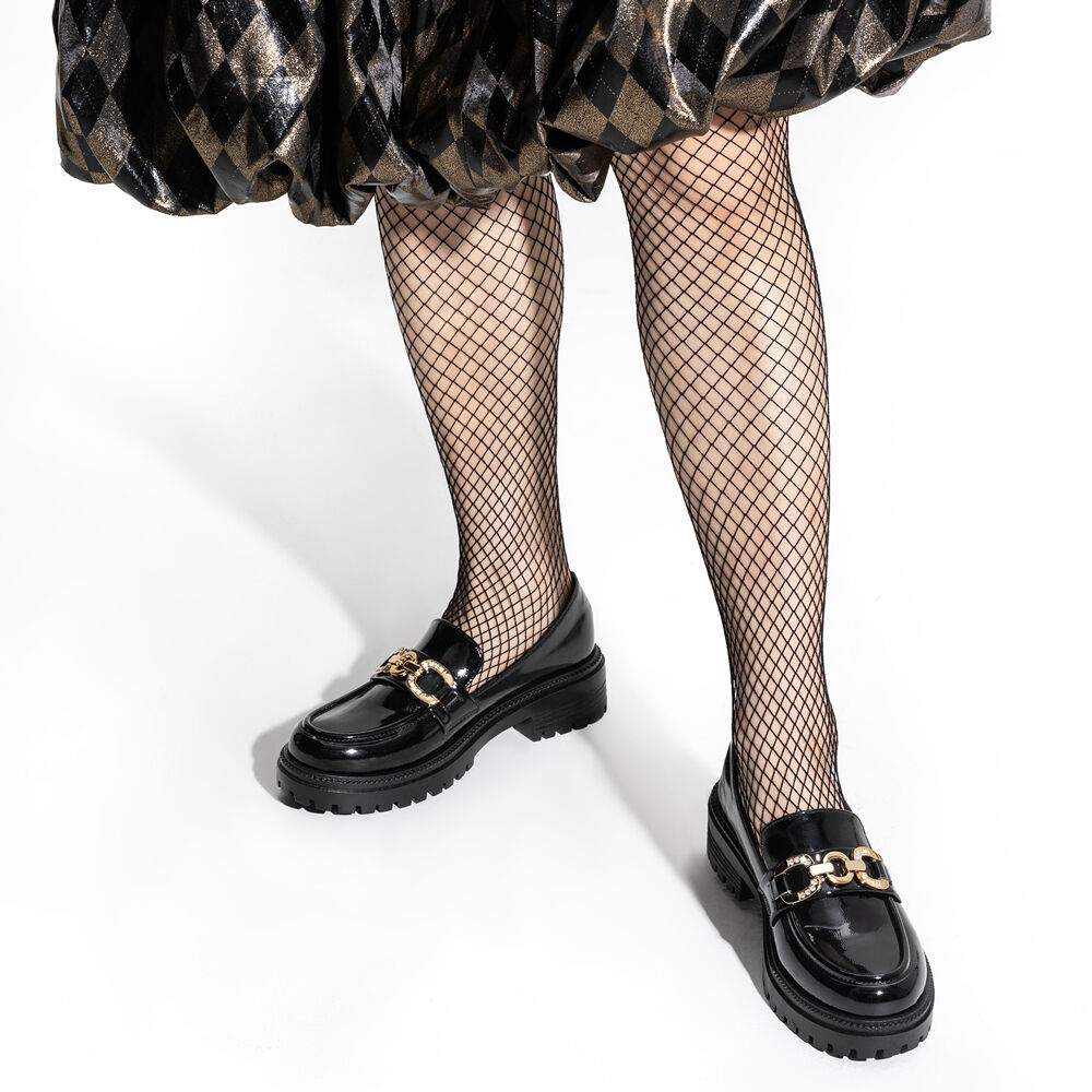 Zapato Taco Casual Eco Cuero Mujer Negro Weide Jn20 image number 1.0