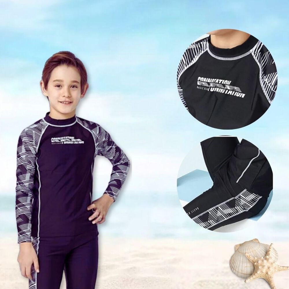 Traje De Baño 2 Piezas Manga Larga Niño Jump Kids image number 3.0