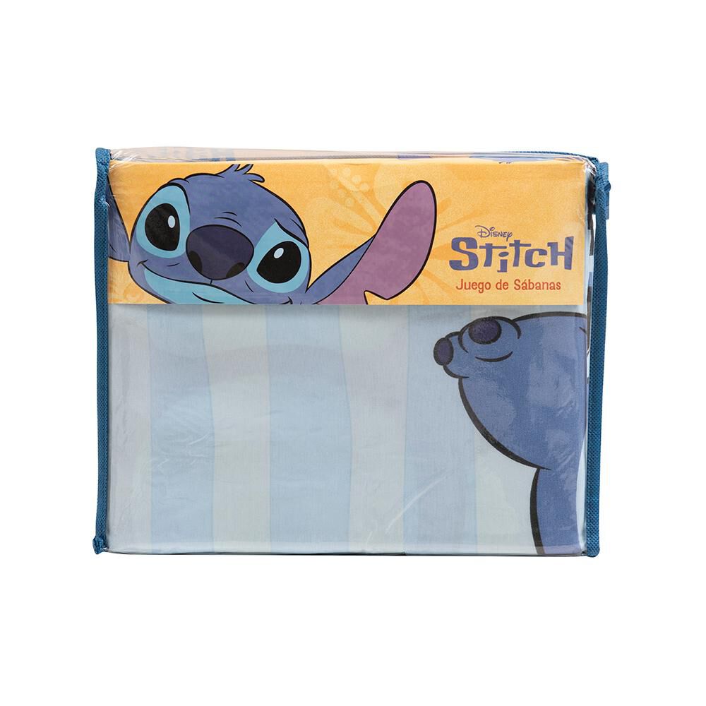 Juego De S&aacute;banas Stitch Fluffy2 / 1.5 Plazas image number 2.0