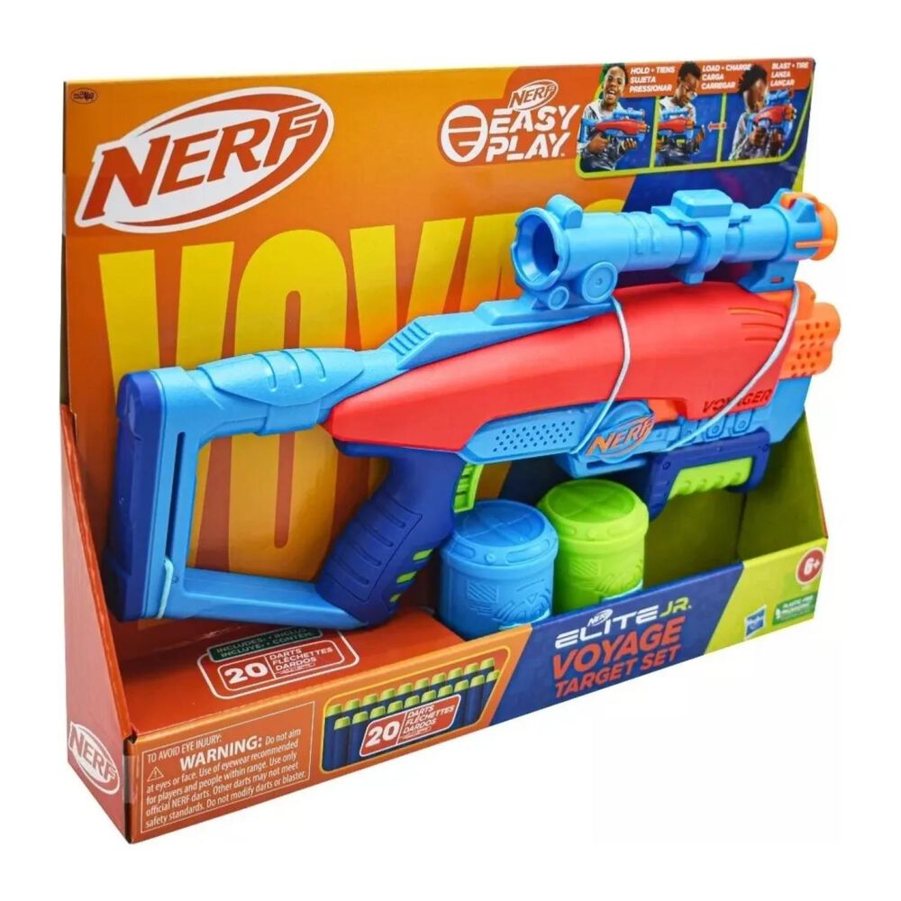 Juguete Lanzador De Dardos Nerf Jr Con 20 Dardos Infantil image number 3.0