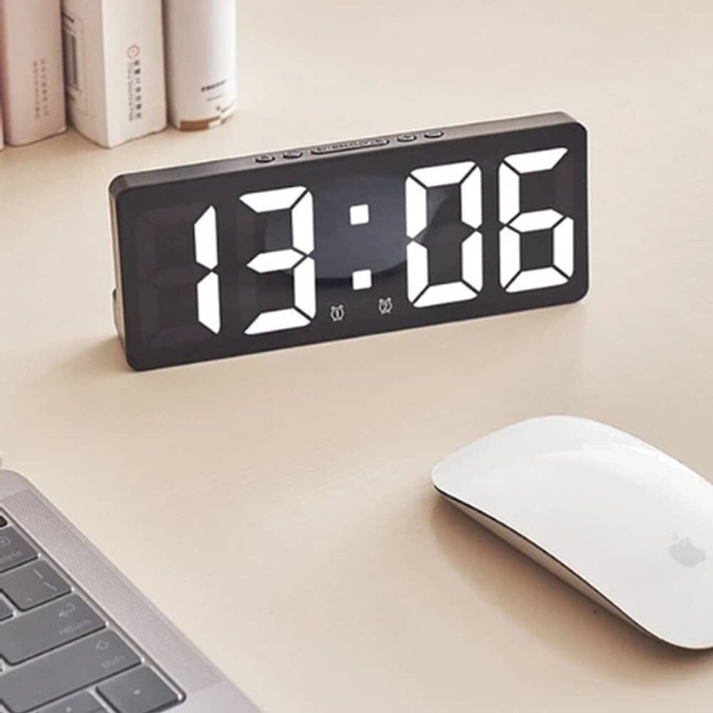 Reloj Despertador Led Multifuncional, Dormitorio Oficina image number 2.0