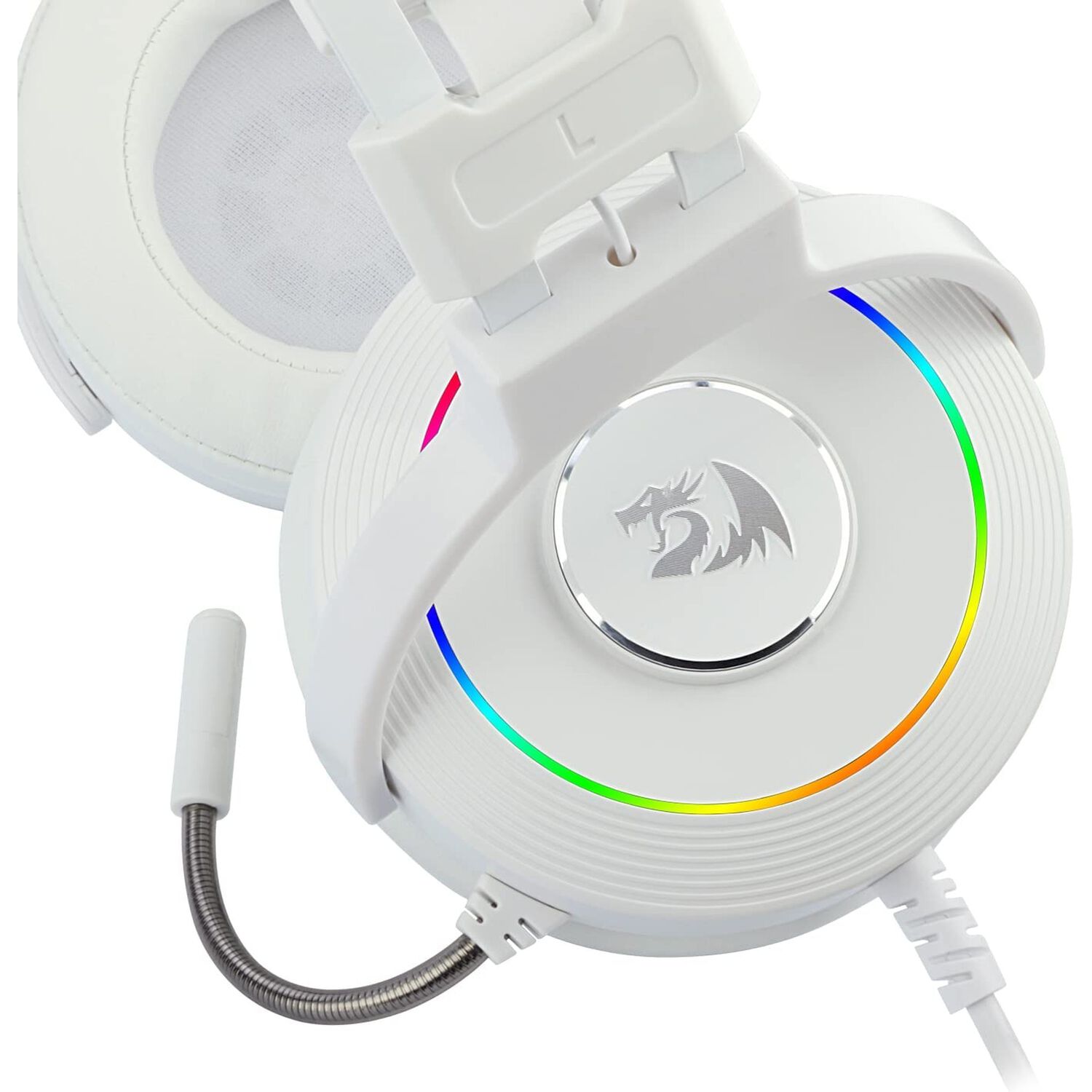 Audifonos Usb Redragon Lamia White Audio 7.1 Con Soporte image number 4.0
