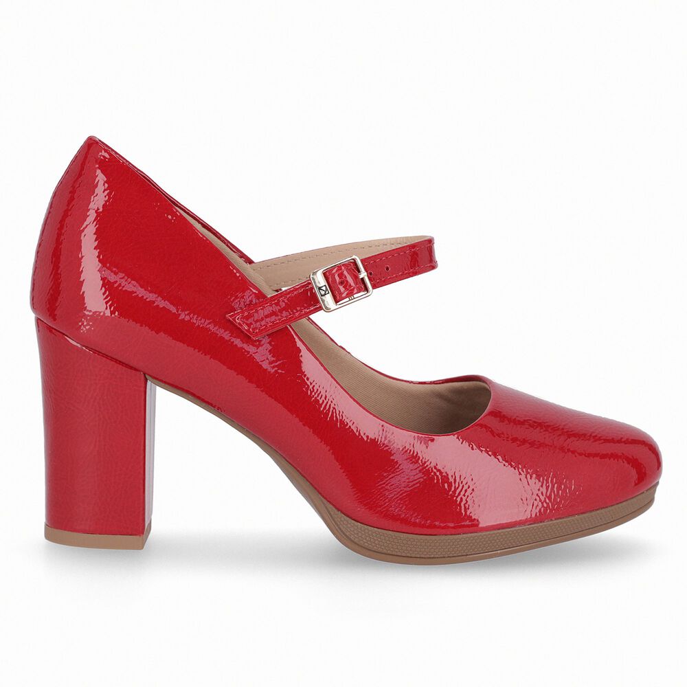 Zapato Mary Jane Mujer Rojo/charol Deise Piccadilly image number 0.0