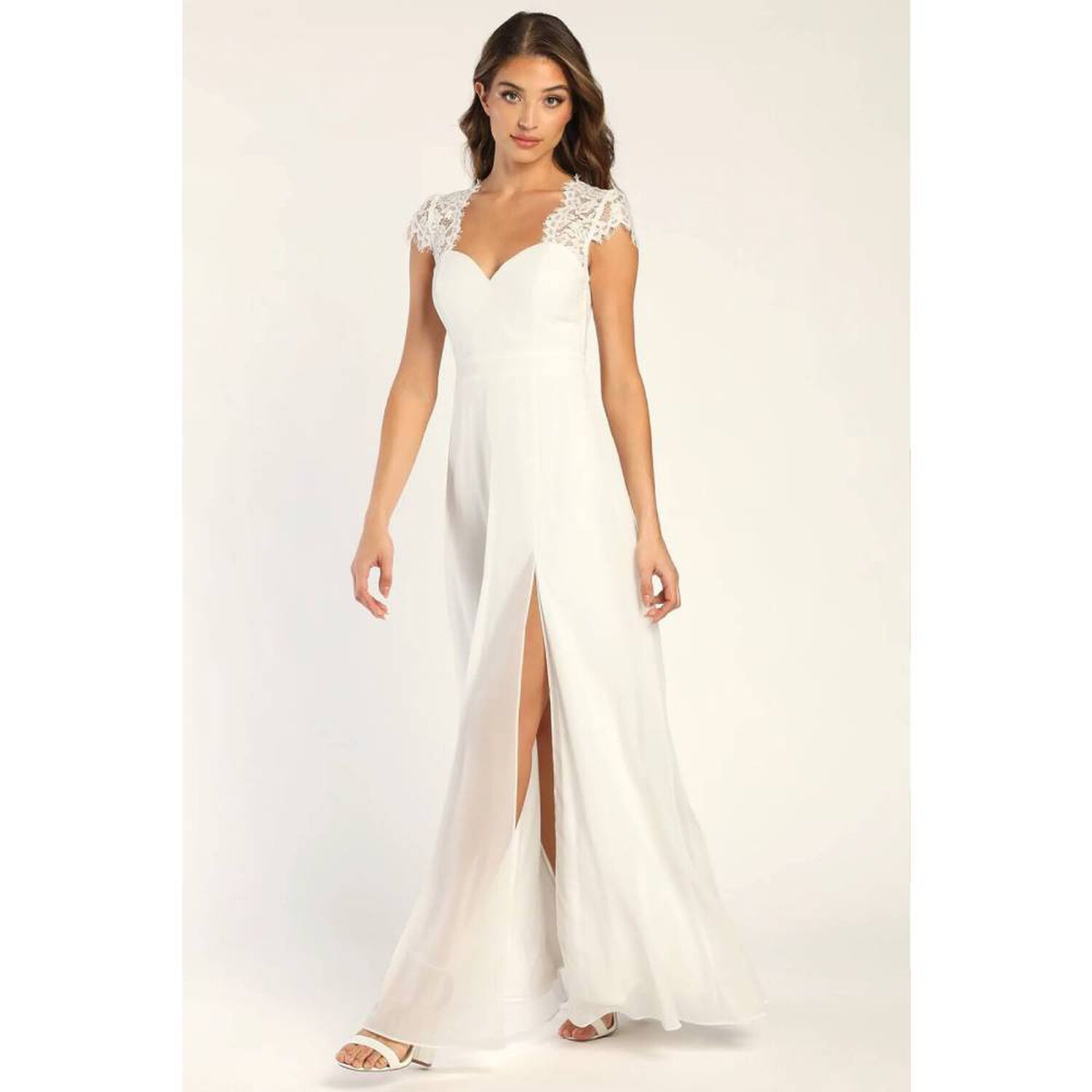 Vestido Agustina Blanco image number 1.0