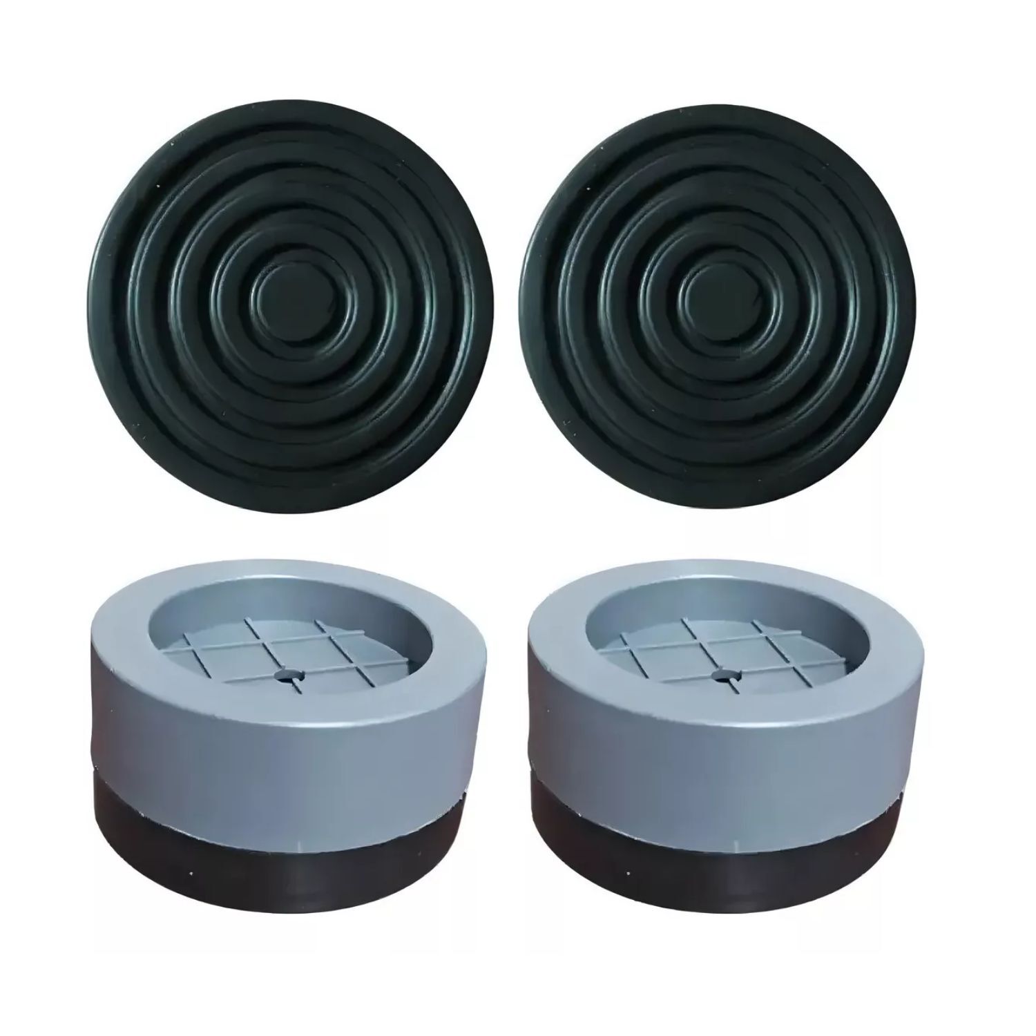 Pack 4 Piezas Soporte Altura Lavadora 6cm Gris image number 0.0