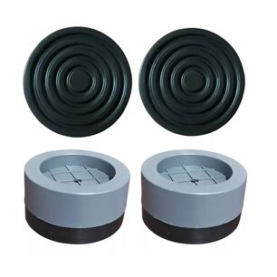 Pack 4 Piezas Soporte Altura Lavadora 6cm Gris
