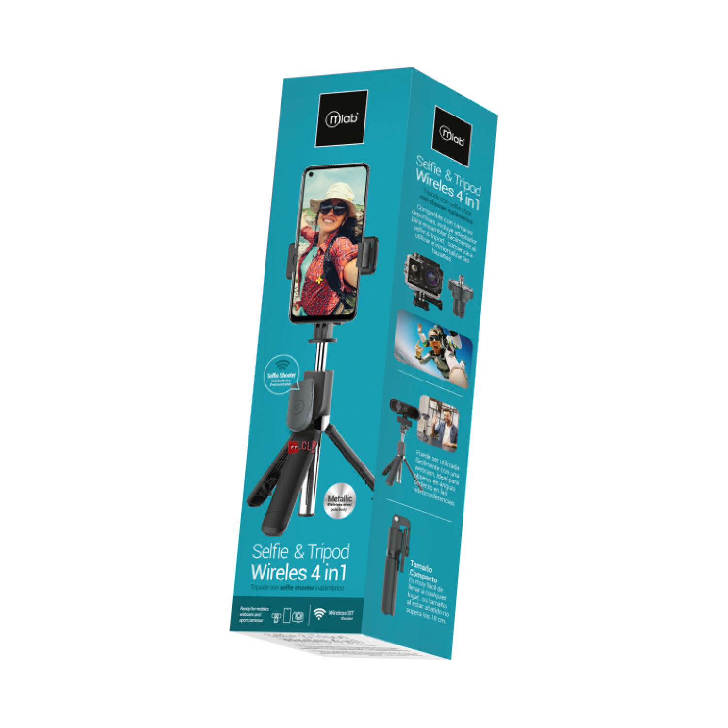 Tr&iacute;pode Con Selfie Shooter Inal&aacute;mbrico Bluetooth - Ps image number 3.0