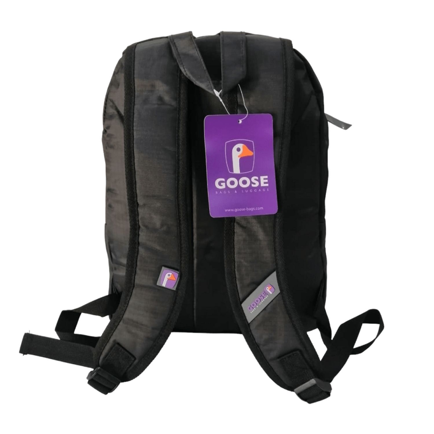 Mochila Negra Impermeable Viaje Escolar Compartimentos image number 2.0