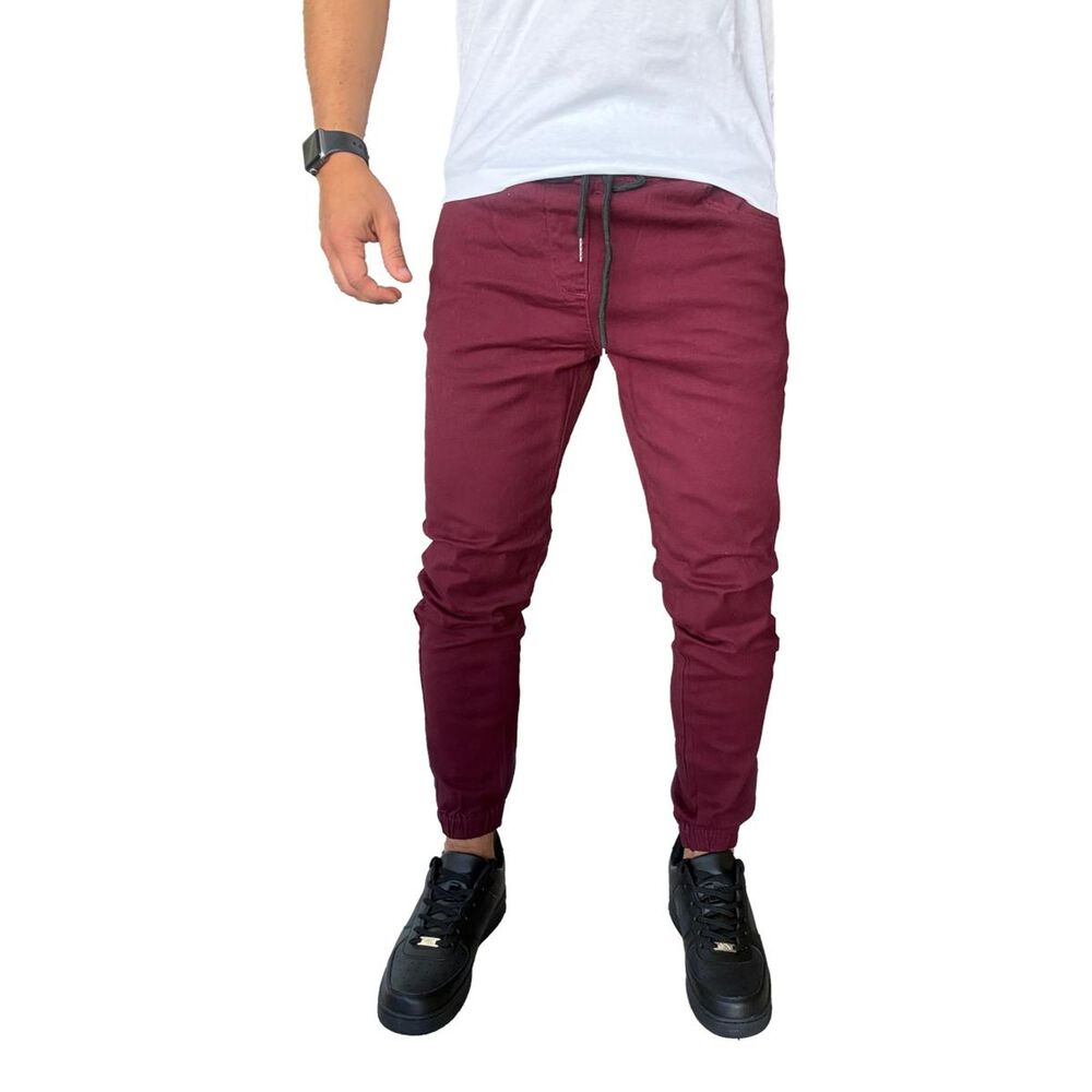 Jogger Mosaico Pantal&oacute;n Slim Fit Elasticado Colores image number 22.0