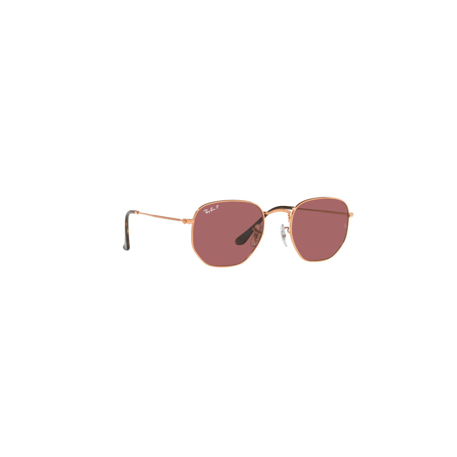Lentes De Sol Hexagonal Rose Gold Polarizados Ray-ban image number 11.0