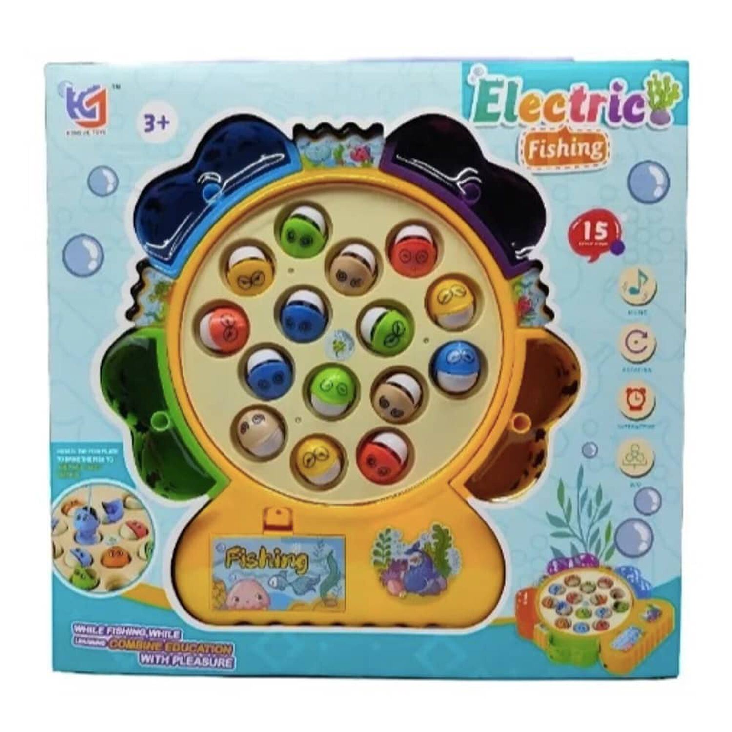 Juego De Pesca Milagrosa Juguete Para Ni&ntilde;os A Pila image number 1.0