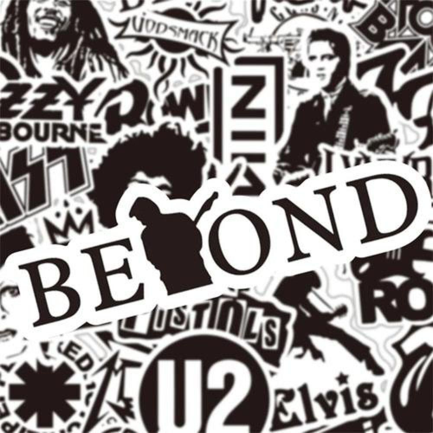 Set Sticker Cantantes Grupos De Rock M&uacute;sica Black&white image number 3.0