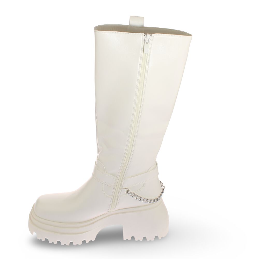 Bota Cadena Blanco V&iacute;a Franca Art. 5xzn617bwhite image number 3.0