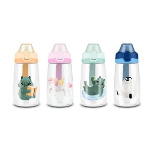 Botella Infantil Pl&aacute;stico 500 Ml Coral